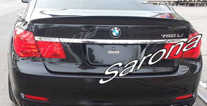 Custom BMW 7 Series  Sedan Trunk Wing (2009 - 2015) - $360.00 (Part #BM-116-TW)